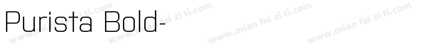 Purista Bold字体转换